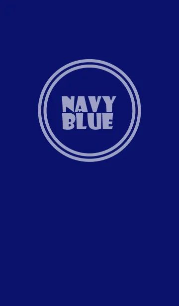 [LINE着せ替え] Love Navy Blue v.6 (jp)の画像1