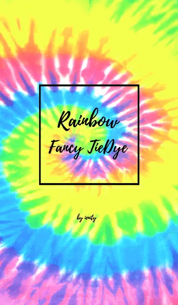 RAINBOW TIEDYE #Blackの着せ替えメイン画像