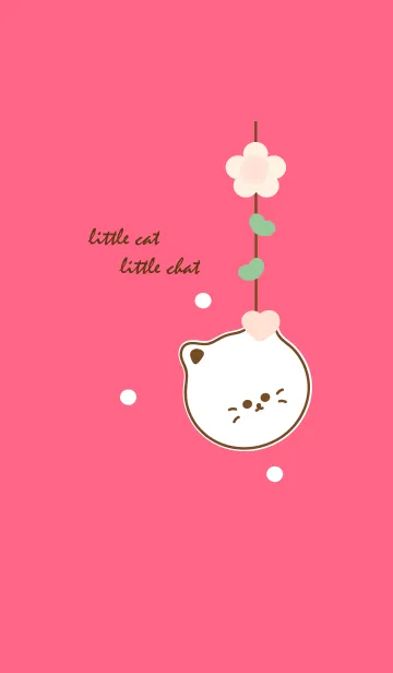 [LINE着せ替え] little cat with little heart 10の画像1