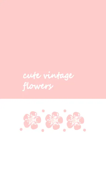 [LINE着せ替え] Cute vintage flower 14 :)の画像1