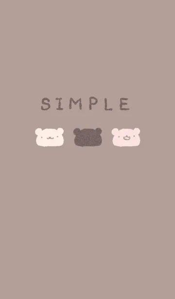 [LINE着せ替え] チョコレートくまの画像1