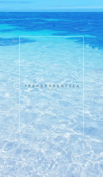 [LINE着せ替え] TRANSPARENT SEA 24の画像1