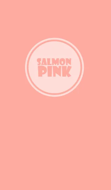 [LINE着せ替え] Salmon Pink Theme Ver.1 (jp)の画像1