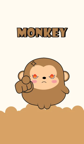 [LINE着せ替え] Emotion Angry Monkey (jp)の画像1