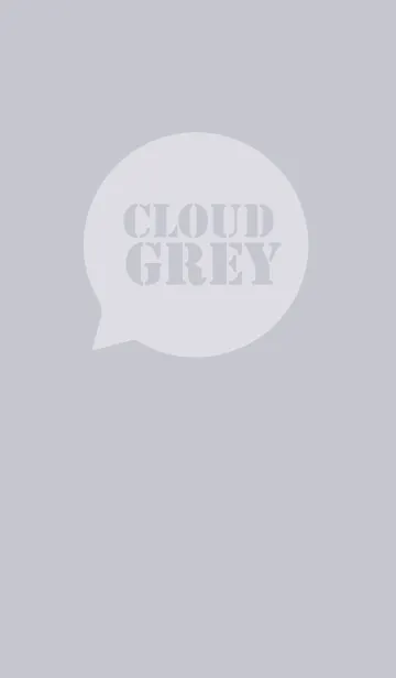 [LINE着せ替え] Clound Grey Vr.3 (jp)の画像1