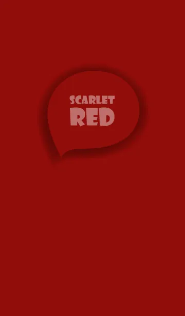 [LINE着せ替え] Love Scarlet Red Button (jp)の画像1