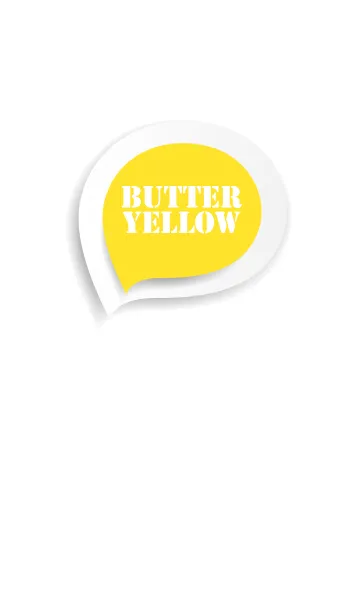 [LINE着せ替え] Butter Yellow Button In White (jp)の画像1