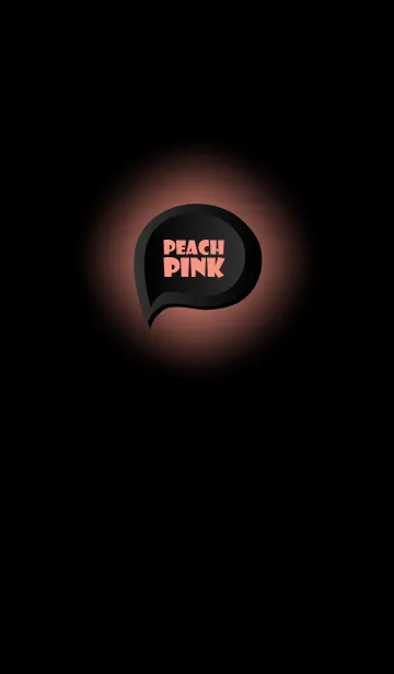 [LINE着せ替え] Peach Pink Button In Black (jp)の画像1