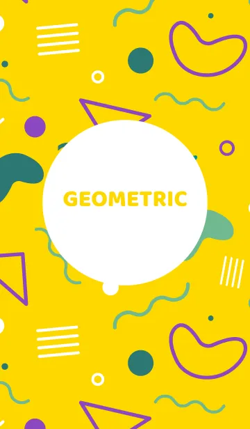 [LINE着せ替え] Geometric School Bus Yellowの画像1