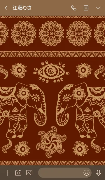 [LINE着せ替え] Elephant Totem (jp)の画像3