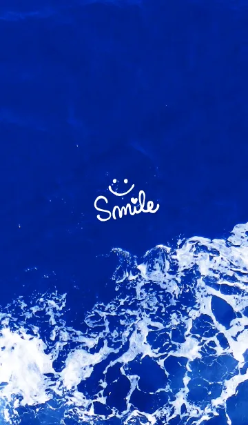 [LINE着せ替え] 深い青の海 波16の画像1