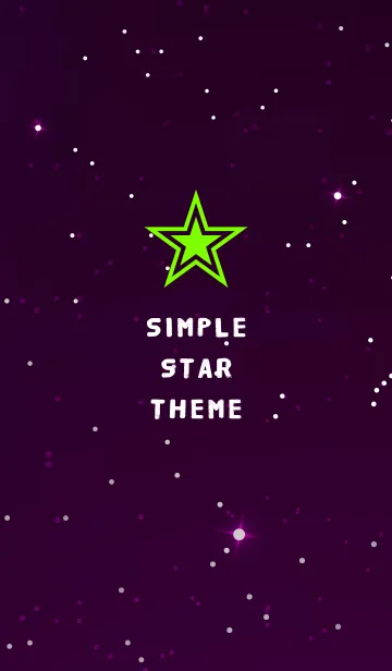 [LINE着せ替え] シンプル スター 036の画像1