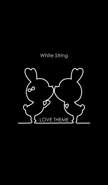 [LINE着せ替え] White String LOVE THEME 10.の画像1