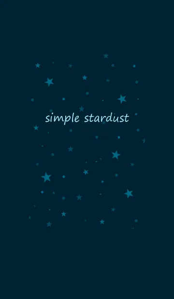 [LINE着せ替え] simple stardust**blue blackの画像1