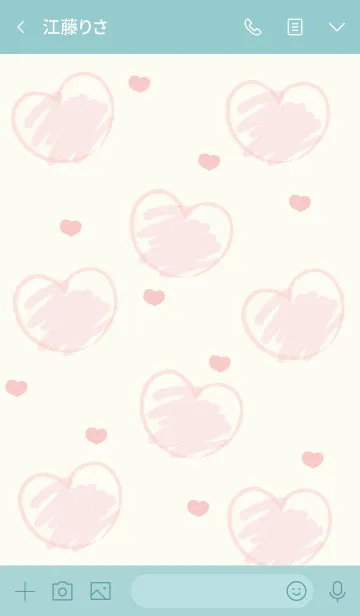 [LINE着せ替え] Sweet mini heart new version 4の画像3