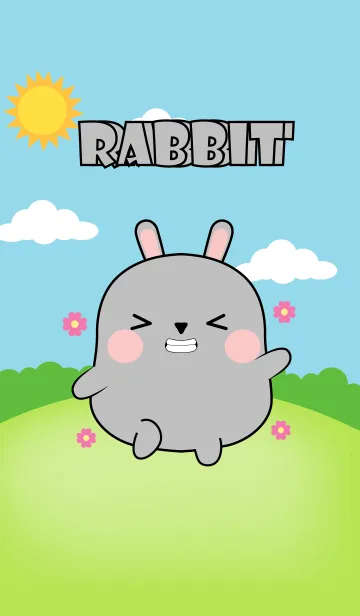 [LINE着せ替え] Fat Grey Rabbit Theme (jp)の画像1