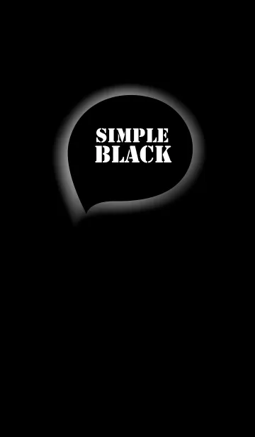 [LINE着せ替え] Love Black Button (jp)の画像1