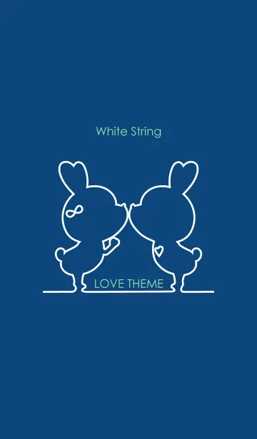 [LINE着せ替え] White String LOVE THEME 11.の画像1