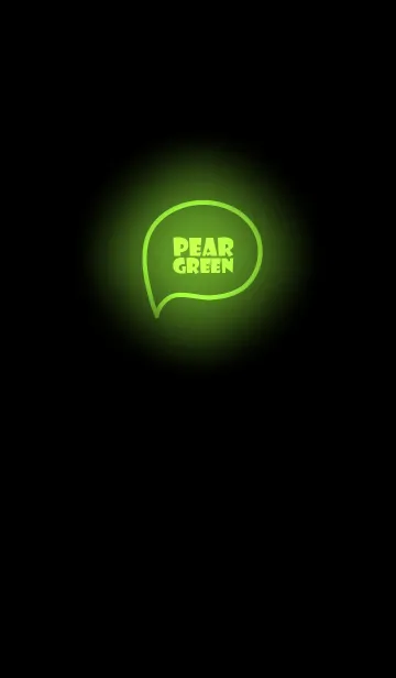 [LINE着せ替え] Pear Green Neon Theme vr.2 (jp)の画像1