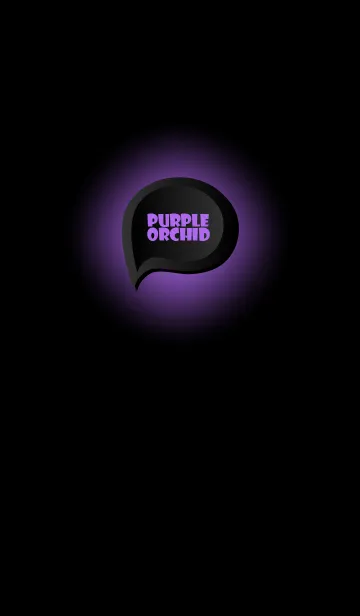 [LINE着せ替え] Orchid Purple Button In Black (jp)の画像1