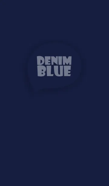 [LINE着せ替え] Love Denim Blue Button (jp)の画像1