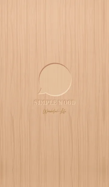 [LINE着せ替え] simple wood...2の画像1