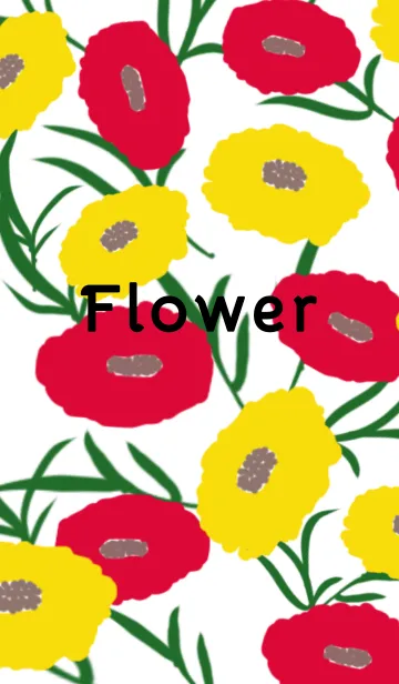 [LINE着せ替え] Flower -北欧風-の画像1