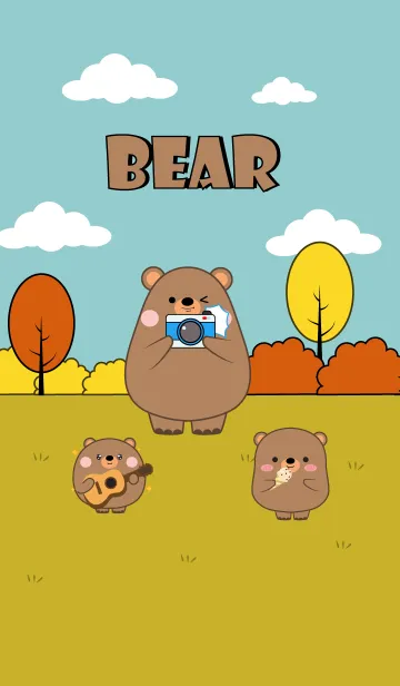 [LINE着せ替え] Bear & KidsTheme (jp)の画像1