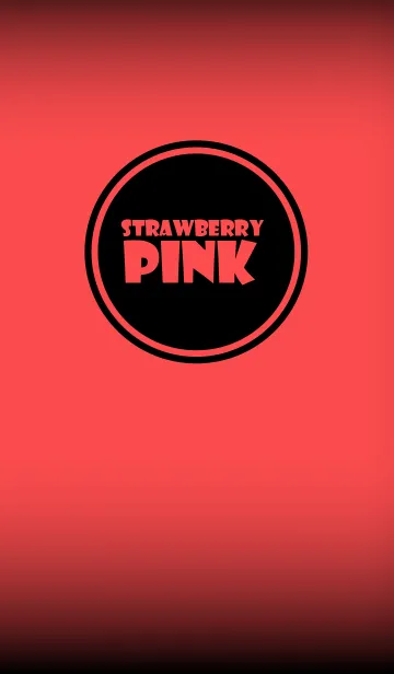 [LINE着せ替え] Strawberry Pink And Black Ver.6 (jp)の画像1