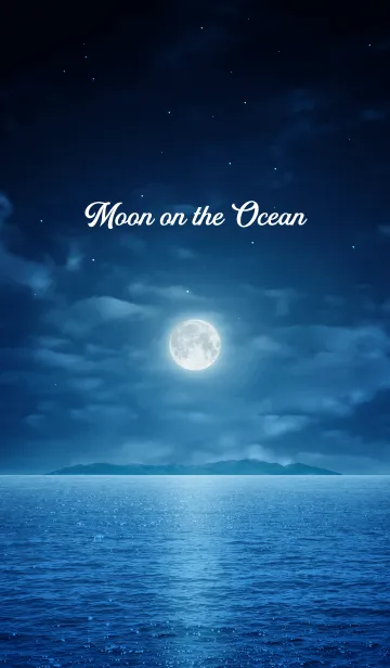 [LINE着せ替え] Moon on the Oceanの画像1