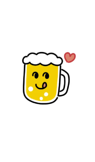 [LINE着せ替え] きんきんビールの画像1