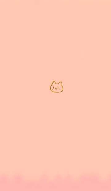 [LINE着せ替え] Simple cat face 21の画像1
