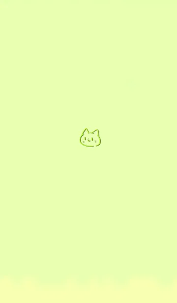 [LINE着せ替え] Simple cat face 23の画像1