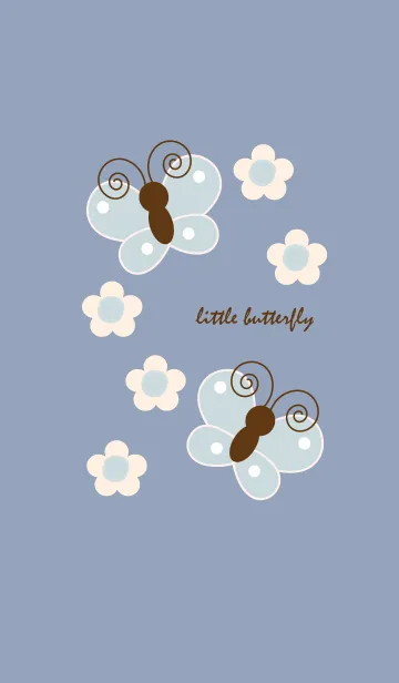 [LINE着せ替え] vintage butterfly theme 27の画像1