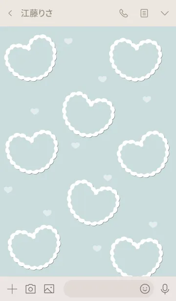 [LINE着せ替え] sweet heart sweet love 46の画像3