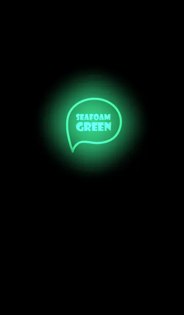 [LINE着せ替え] Seafoam Green Neon Theme vr.2 (jp)の画像1