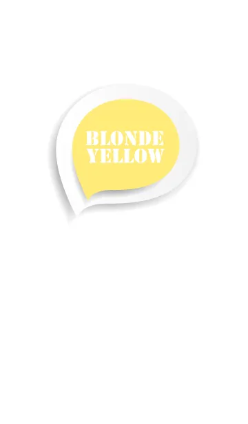 [LINE着せ替え] Blonde Yellow Button In White (jp)の画像1