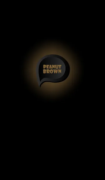 [LINE着せ替え] Peanut Brown Button In Black (jp)の画像1