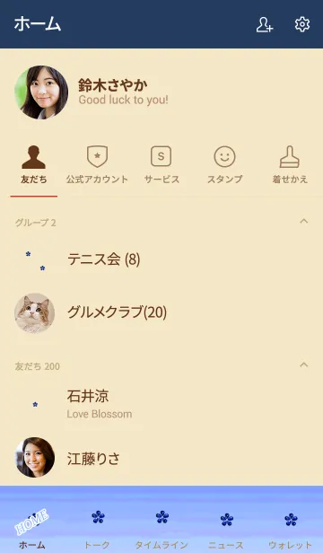 [LINE着せ替え] Simple jewelry petals 29の画像2