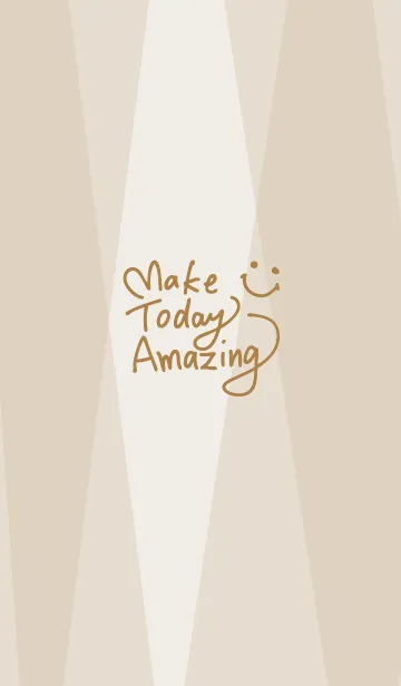 [LINE着せ替え] 色面構成 茶 スマイル25の画像1