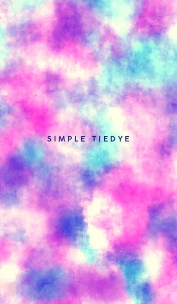 [LINE着せ替え] SIMPLE TIEDYE #pinkの画像1