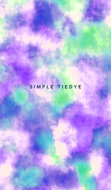 [LINE着せ替え] SIMPLE TIEDYE #purpleの画像1
