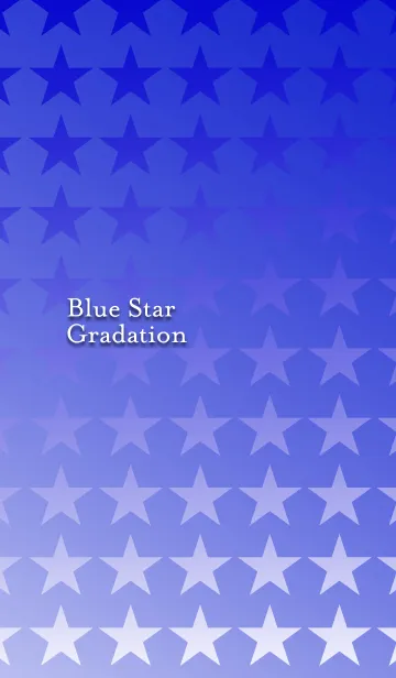 [LINE着せ替え] Blue Star Gradationの画像1