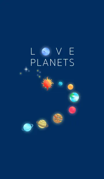 [LINE着せ替え] Love Planets - 大好きな惑星 -の画像1