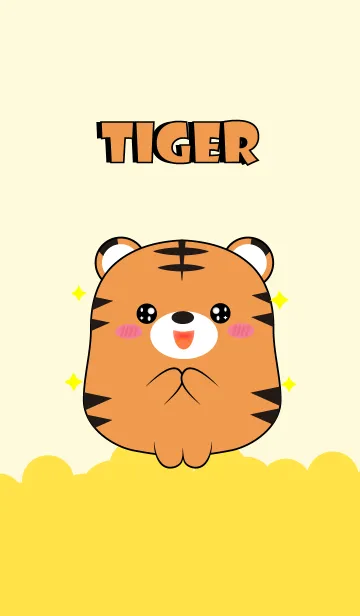 [LINE着せ替え] Love Cute Cute Tiger (jp)の画像1