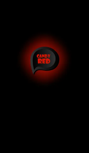 [LINE着せ替え] Candy Red Button In Black (jp)の画像1