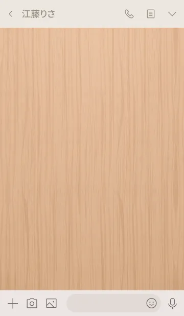 [LINE着せ替え] simple wood...6の画像3