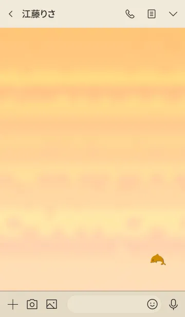 [LINE着せ替え] Simple dolphin icon 1の画像3
