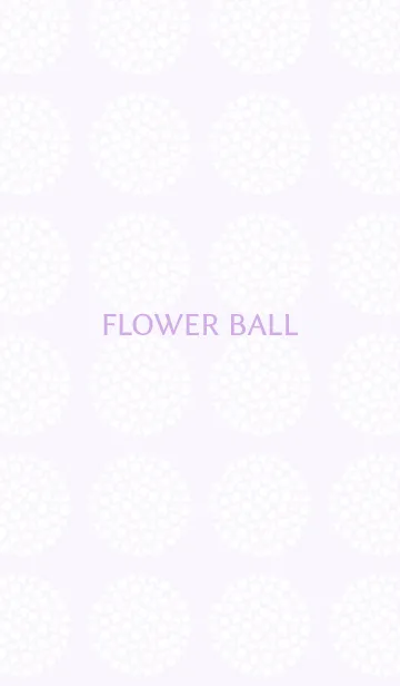 [LINE着せ替え] FLOWER BALL -lilac-の画像1