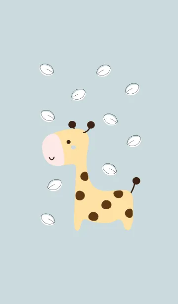 [LINE着せ替え] Cute giraffe 72 ^^の画像1